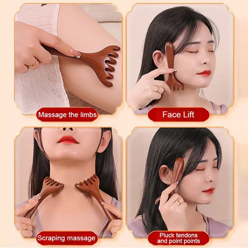 🔥Six-claw Meridian Massage Comb - Relieve Stress & Promote Health✨